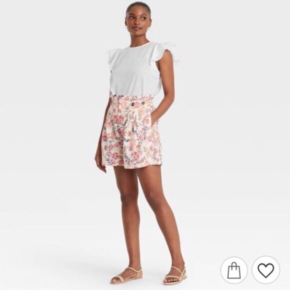 Who What Wear New Women’s Top Sleeveless Ruffle Blouse XS S NWT - Picture 5 of 12